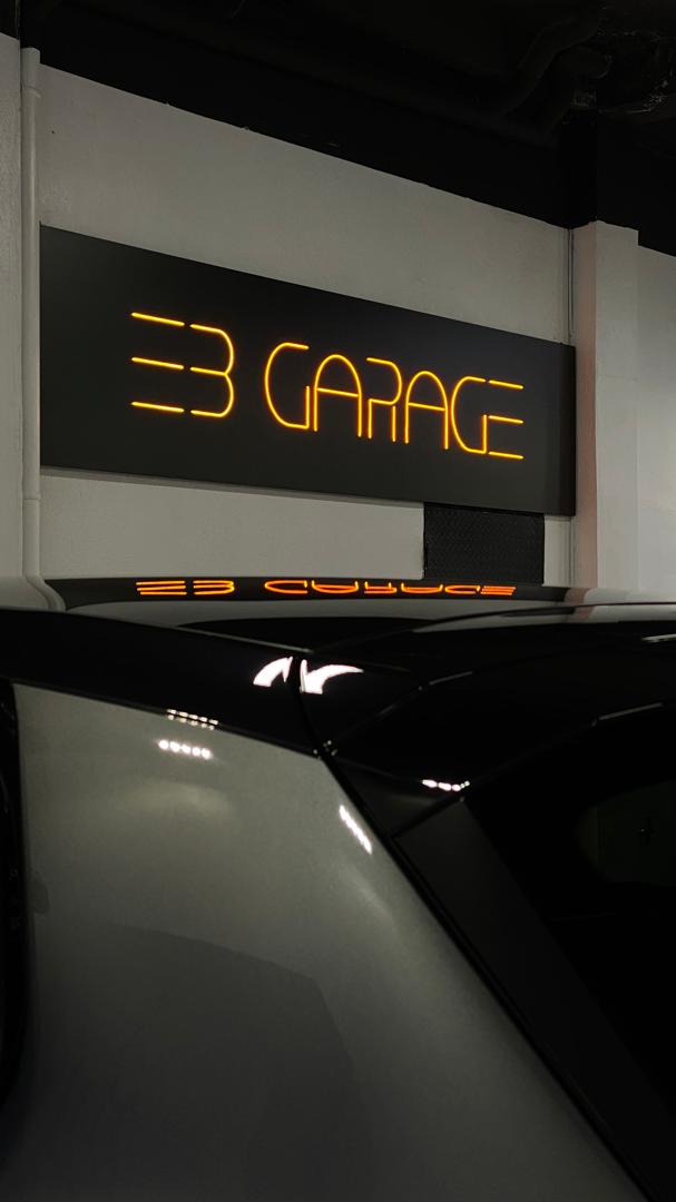 EB Garage Neon Sign