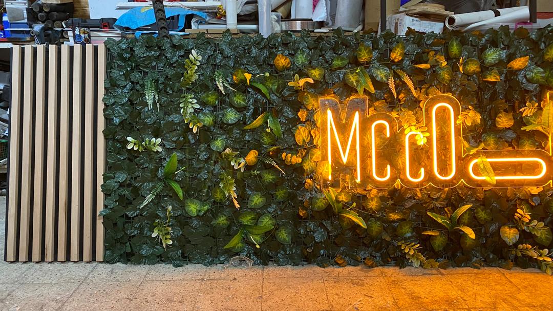 MCCOL Green Wall Installation